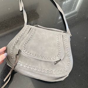 Gray saddle bag from Vici website